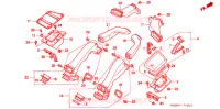 CONDUIT D'AIR pour Honda GL 1500 GOLD WING SE de 2000