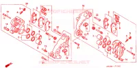 ETRIER DE FREIN AVANT pour Honda GL 1500 GOLD WING SE de 2000