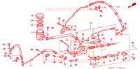MAITRE CYLINDRE DE FREIN ARRIERE pour Honda GL 1500 GOLD WING SE de 2000