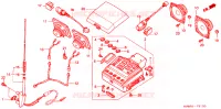 RADIO pour Honda GL 1500 GOLD WING SE de 2000