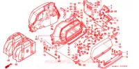 SACOCHE pour Honda GL 1500 GOLD WING SE de 2000