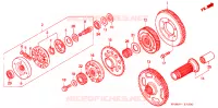 TRANSMISSION PRIMAIRE pour Honda GL 1500 GOLD WING SE de 2000