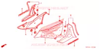 COUVERCLES LATERAUX pour Honda GL 1800 GOLD WING NAVI de 2006
