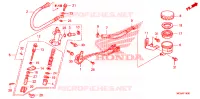 MAITRE CYLINDRE DE FREIN ARRIERE pour Honda GL 1800 GOLD WING NAVI de 2006