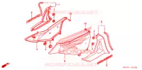 COUVERCLES LATERAUX pour Honda GL 1800 GOLD WING ABS NAVI AIRBAG de 2010
