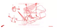FAISCEAU D'AIRBAG pour Honda GL 1800 GOLD WING ABS NAVI AIRBAG de 2010