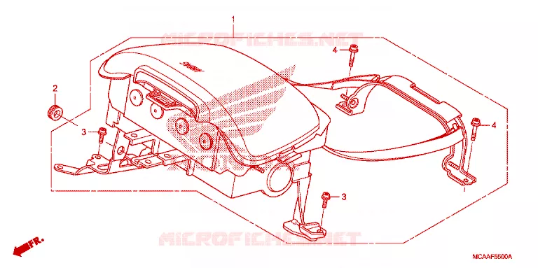 MODULE AIRBAG Honda MOTO 1800 GOLD-WING 2010  GL1800A
