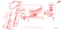 MAITRE CYLINDRE DE FREIN ARRIERE pour Honda GL 1800 GOLD WING ABS NAVI de 2010