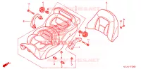 SELLE pour Honda GL 1800 GOLD WING ABS NAVI de 2010