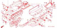 COUVRE CULASSE pour Honda GL 1800 GOLD WING ABS de 2004