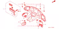 ENTOURAGE DE COMPTEUR pour Honda GL 1800 GOLD WING ABS de 2004