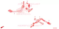 PEDALE pour Honda F6B 1800 BAGGER BLACK de 2013