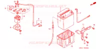 BATTERIE pour Honda CB 750 BLUE de 1995