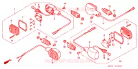 CLIGNOTANT pour Honda CB 750 BLUE de 1995