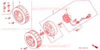 ALTERNATEUR pour Honda LEAD 50 BLUE de 1993