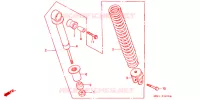 AMORTISSEUR ARRIERE pour Honda LEAD 50 BLUE de 1993