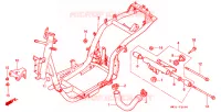 CADRE pour Honda LEAD 50 BLUE de 1993