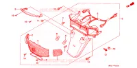 FEUX ARRIERE pour Honda LEAD 50 BLUE de 1993