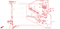 MAITRE CYLINDRE DE FREIN AVANT pour Honda LEAD 50 BLUE de 1993