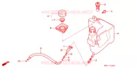 RESERVOIR D'HUILE pour Honda LEAD 50 BLUE de 1993