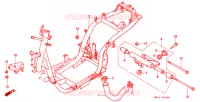 CADRE pour Honda LEAD 50 GREEN de 1993