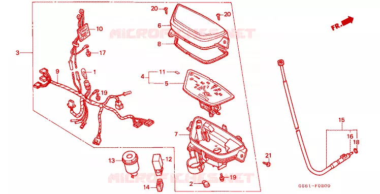 COMPTEUR Honda SCOOTER 50 other-models 1990  SY50ML