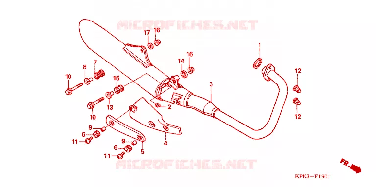 SILENCIEUX D'ECHAPPEMENT Honda MOTO 200 PHANTOM 2006  TA2006