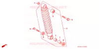 AMORTISSEUR ARRIERE pour Honda FOURTRAX 350 RANCHER 4X4 de 2006