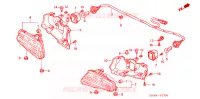 FEU ARRIERE pour Honda FOURTRAX 350 RANCHER 4X4 de 2006