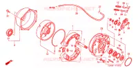 FLASQUE   MACHOIRES DE FREIN ARRIERE pour Honda FOURTRAX 350 RANCHER 4X4 de 2006