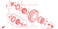 ROUE AVANT pour Honda FOURTRAX 350 RANCHER 4X4 de 2006