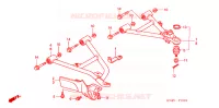 TRIANGLES AVANT pour Honda FOURTRAX 350 RANCHER 4X4 de 2006