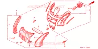 FEUX ARRIERE pour Honda TACT 50 de 1999