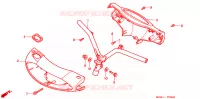 GUIDON   CARENAGE pour Honda TACT 50 de 1999