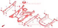MARCHE PIEDS pour Honda TACT 50 de 1999