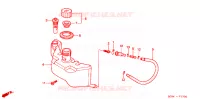 RESERVOIR D'HUILE pour Honda TACT 50 de 1999