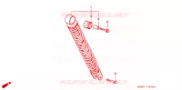 AMORTISSEUR ARRIERE pour Honda TACT 50 STAND UP de 1999