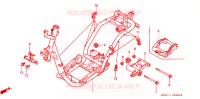 CADRE pour Honda TACT 50 STAND UP de 1999