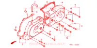 COUVERCLE GAUCHE pour Honda TACT 50 STAND UP de 1999