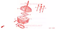 CULASSE   CYLINDRE pour Honda TACT 50 STAND UP de 1999
