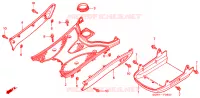MARCHE PIEDS pour Honda TACT 50 STAND UP de 1999