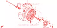ROUE AVANT pour Honda TACT 50 STAND UP de 1999