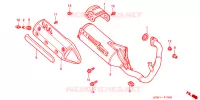 SILENCIEUX D'ECHAPPEMENT pour Honda TACT 50 STAND UP de 1999