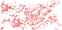 CADRE pour Honda FORZA 250 Z ABS AUDIO de 2009