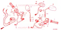COMMODO   CABLE   RETROVISEUR pour Honda FORZA 250 Z ABS AUDIO de 2009