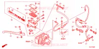 MAITRE CYLINDRE DE FREIN AVANT pour Honda FORZA 250 Z ABS AUDIO de 2009