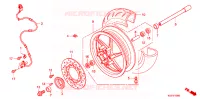 ROUE AVANT pour Honda FORZA 250 Z ABS AUDIO de 2009