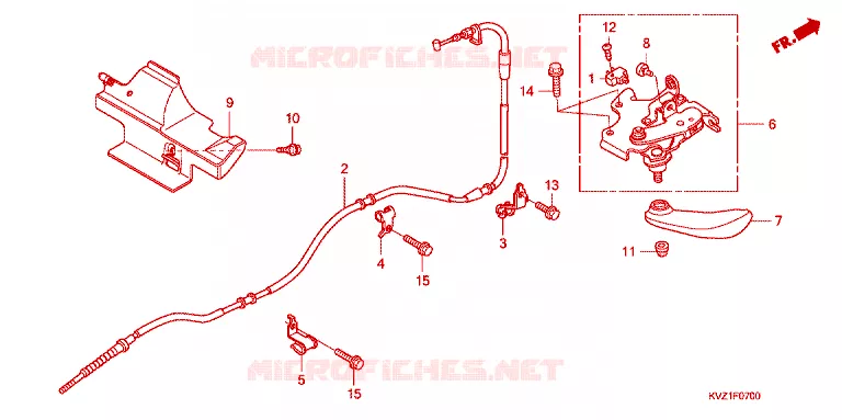 FREIN DE STATIONNEMENT Honda SCOOTER 250 FORZA 2009  NSS250AA9