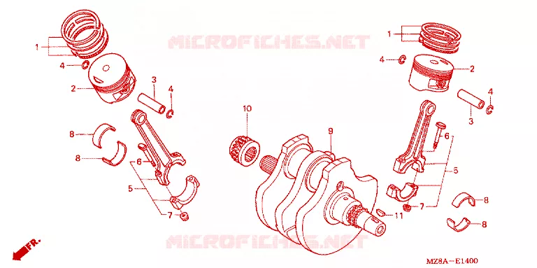 VILEBREQUIN Honda MOTO 600 SHADOW 2003  VT600CD3