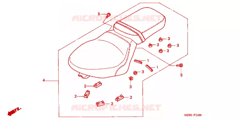 SELLE Honda MOTO 600 SHADOW 1999  VT600CDX